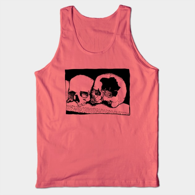 Mortality: Skulls Tank Top by thejodylinn